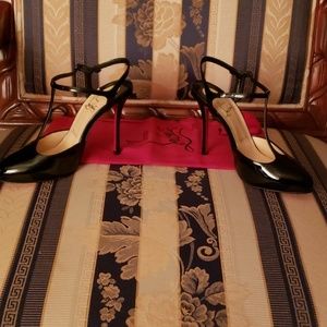 Christian Louboutin T-Strap Patent Pumps